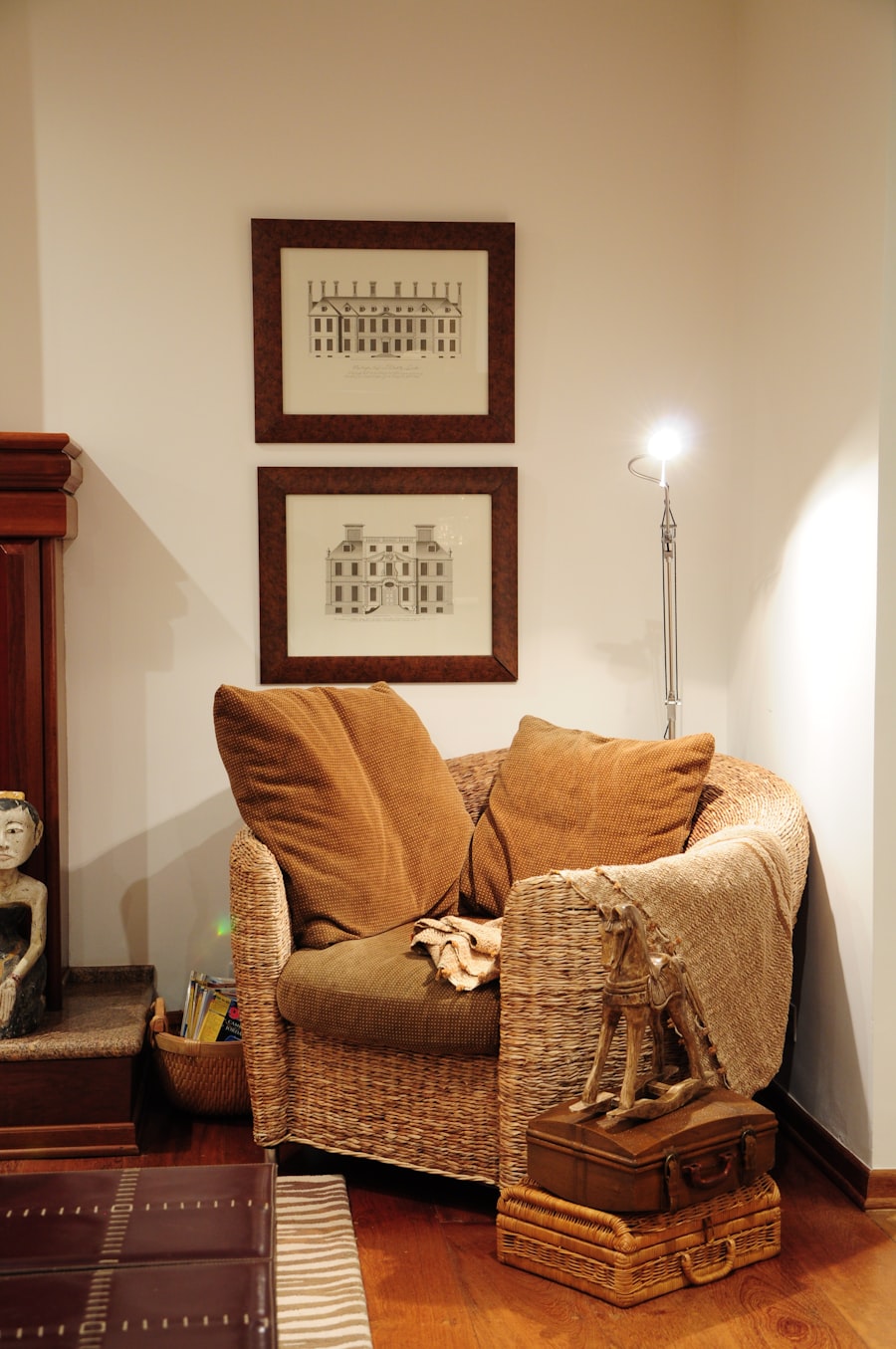 Classic hand-woven cane easy chair - SLK Cane Furniture